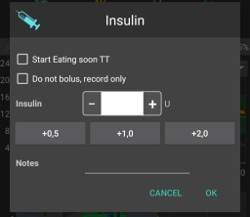 Insuline knop