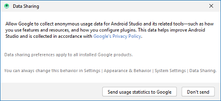 Daten mit Google teilen