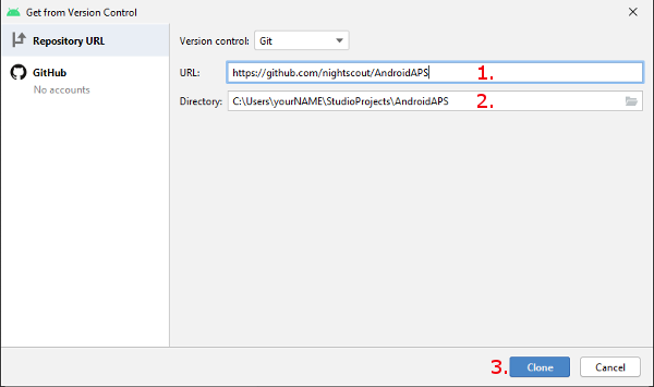 Clone repository