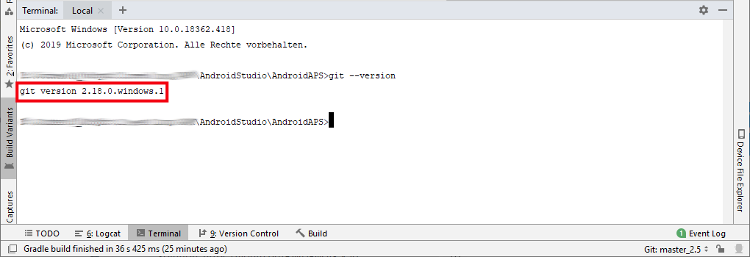 result git-version