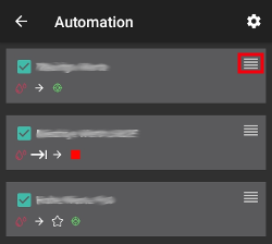 Sort automation rules