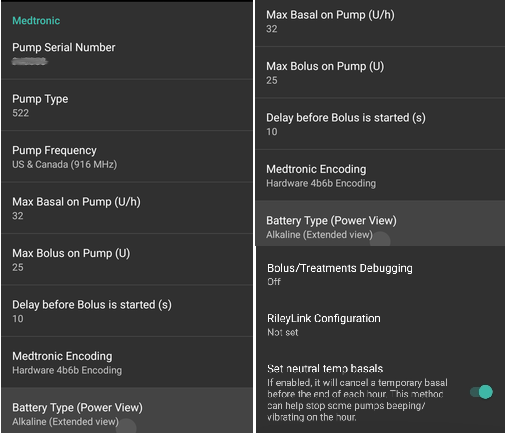 MDT Settings