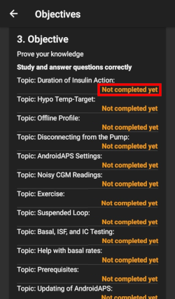 Screenshot objective 3