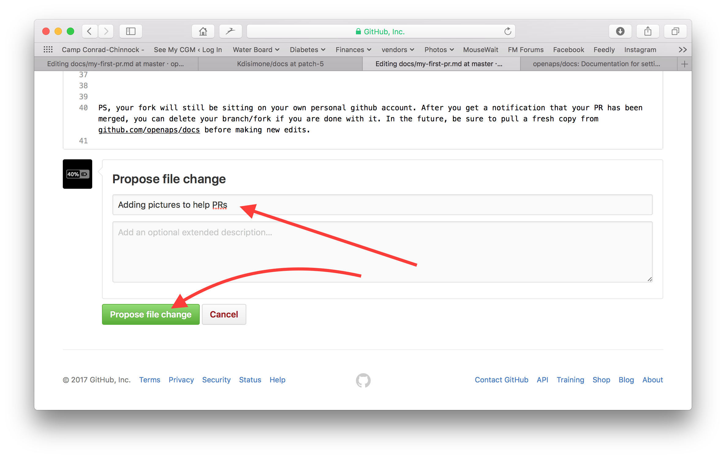 commit comments