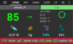 Einstellungen > Status Lights