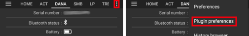 Open plugin preferences