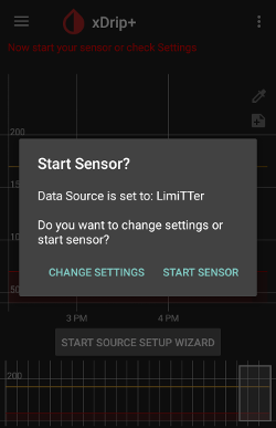 xDrip+ iniciar transmisor Libre & Sensor 3